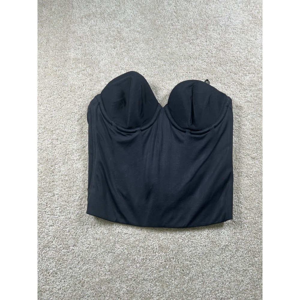 Maidenform Womens Black Strapless Bustier Corset Size 34B‎